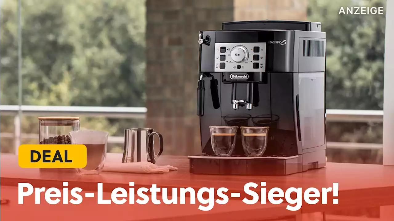 40.000 Amazon-Kunden lieben diesen günstigen Kaffeevollautomaten - und jetzt ist er richtig günstig im Angebot!