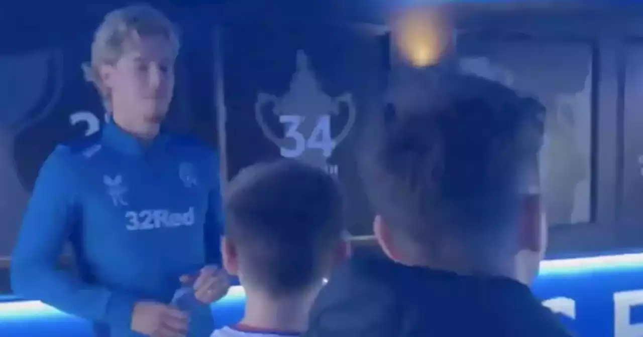 Todd Cantwell gives young Rangers fan an unforgettable birthday with Ibrox tour