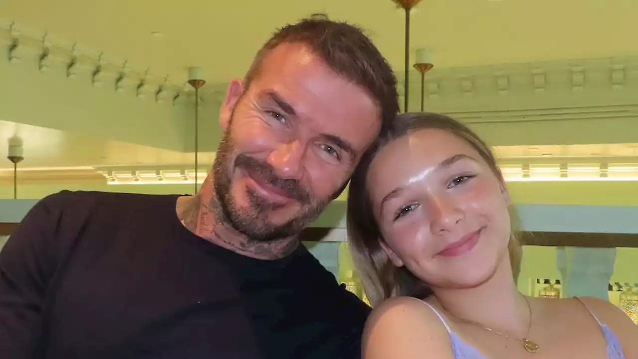 Harper Beckham is just like mum Victoria in cute daddy-daughter moment