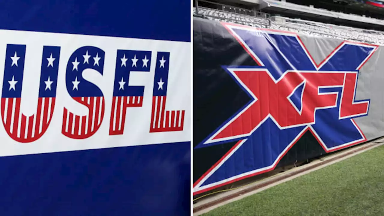 Pro football leagues XFL and USFL announce intent to merge