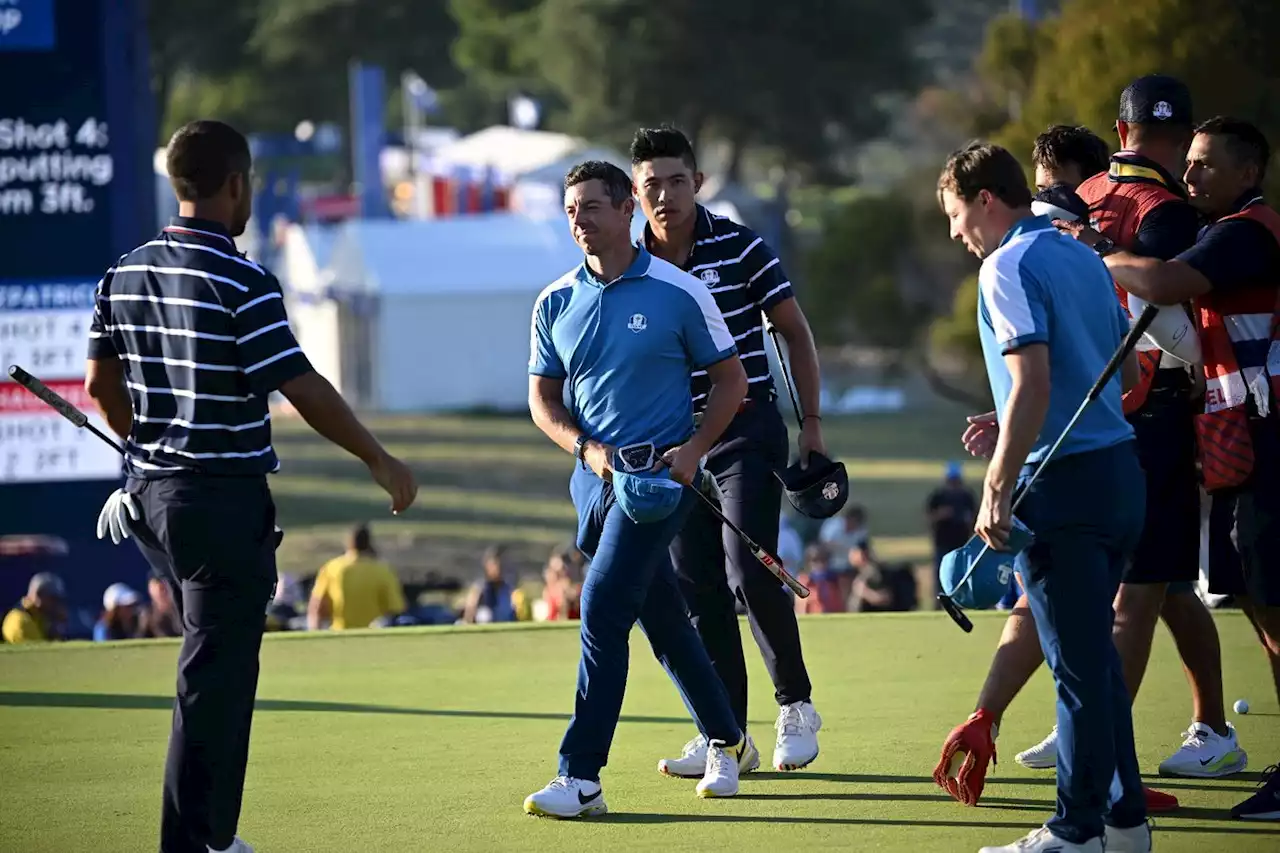 Ryder Cup: l'Europe nettement en tête après la 1ère journée