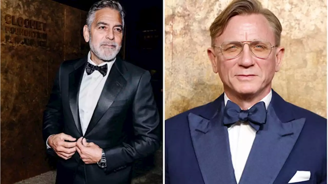 George Clooney and Daniel Craig Bring the Heat in Two Formal Red Carpet Looks in N.Y.C.