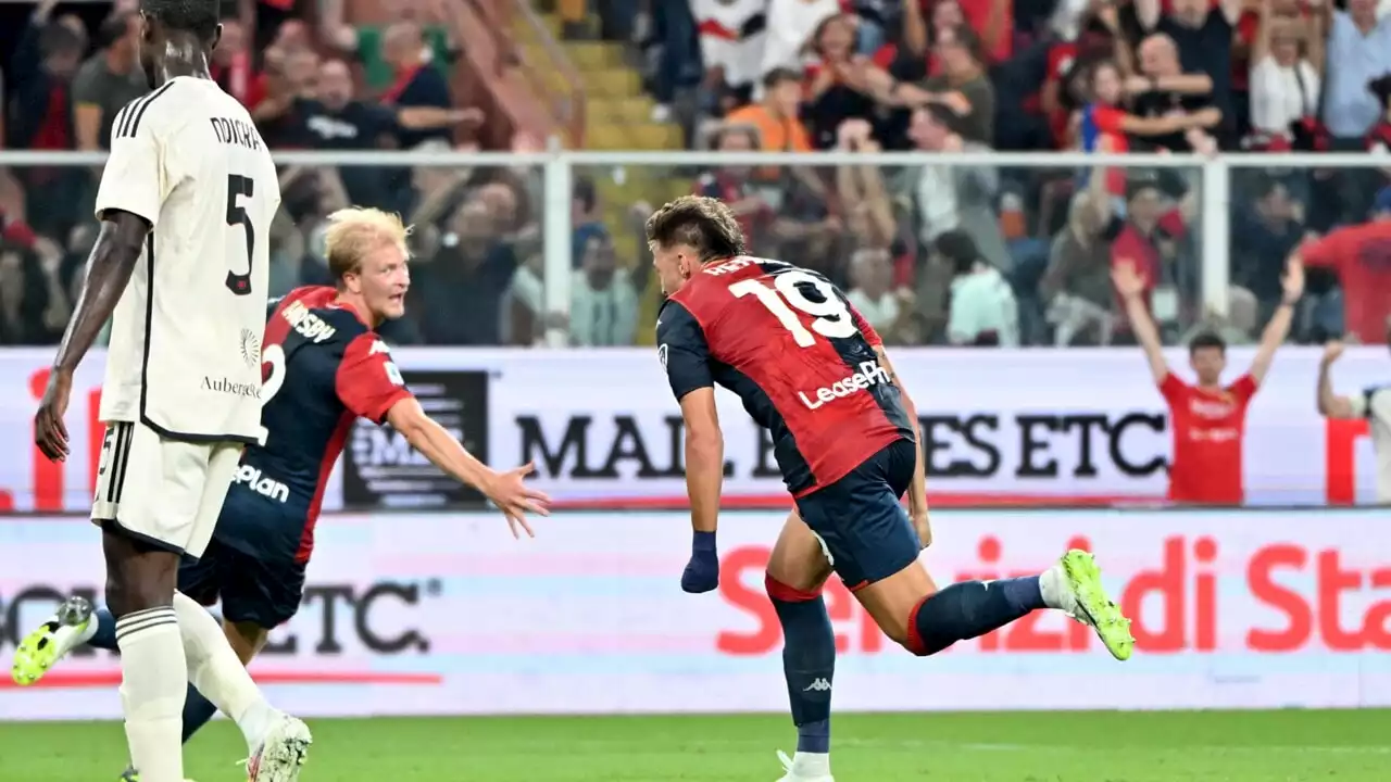 Genoa-Roma 4-1: Gilardino affonda i giallorossi, collasso romanista a Marassi