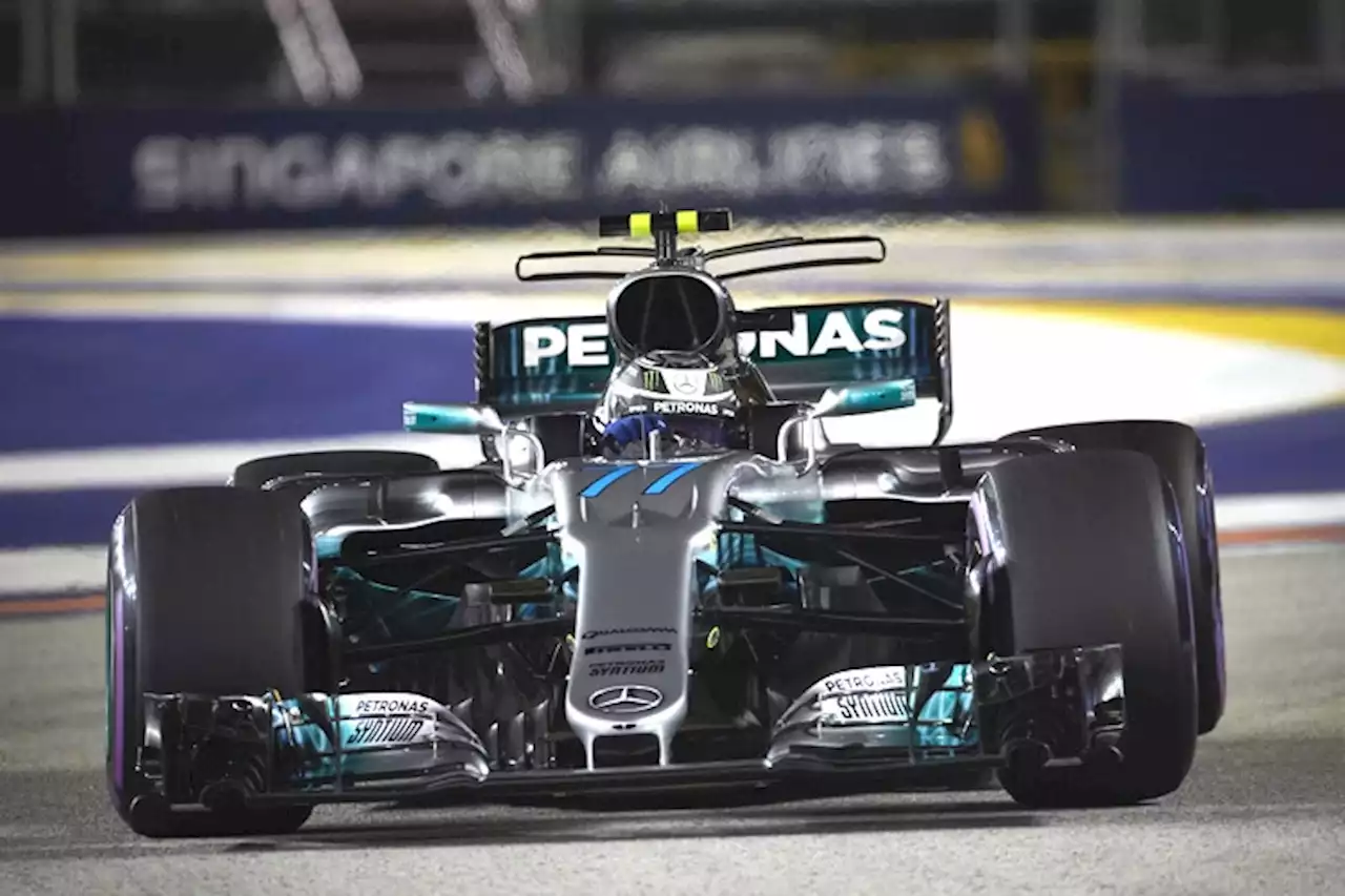 Valtteri Bottas in Singapur: Kein Spass an Sechs