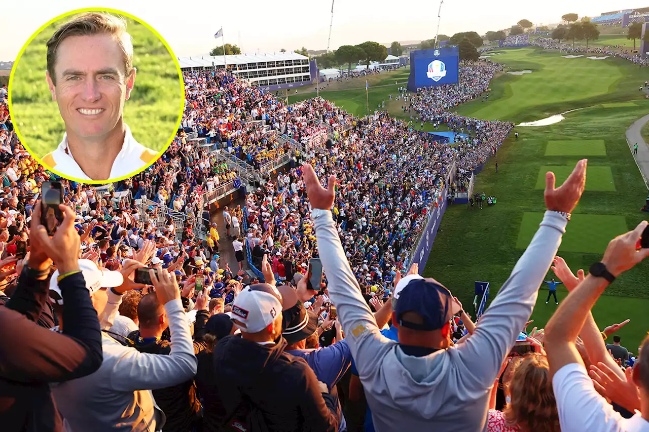 Team Europe vice-captain Nicolas Colsaerts leads roaring Ryder Cup thunderclap