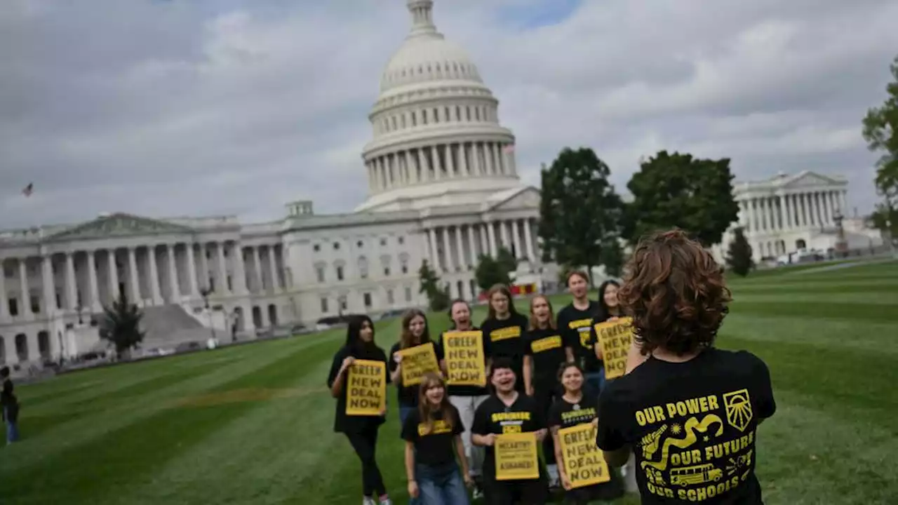 Teen US climate protesters storm top Republican's office