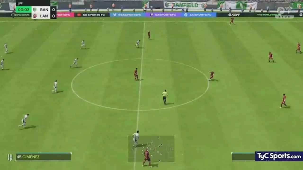 ¿Resultado cantado? Cómo salió Banfield vs. Lanús según EA Sports FC 24