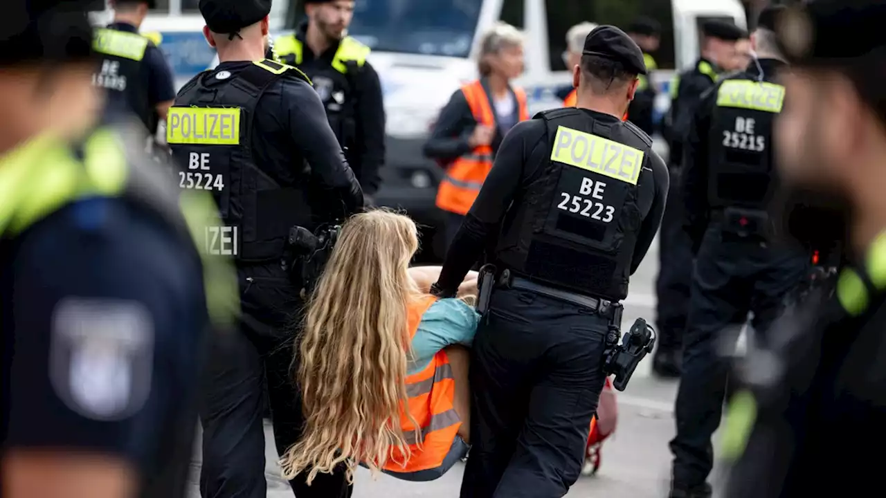 Letzte Generation: Polizei fordert heftige Maßnahme gegen Klima-Aktivisten