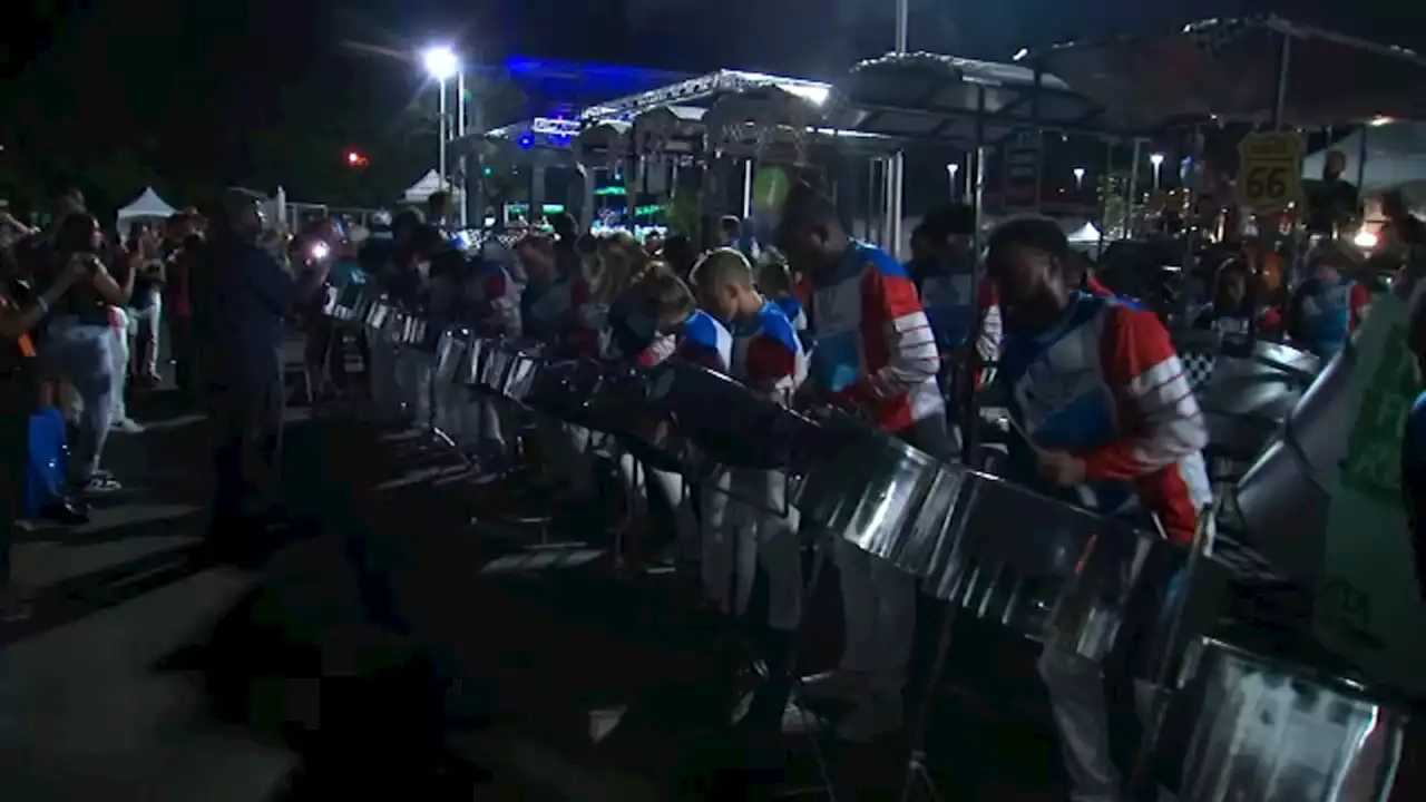 Local bands take part in steelpan drum competition in Brooklyn