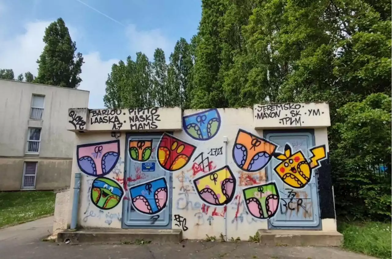 Interview. Qui est Qlote, la graffeuse qui sème ses petits slips dans tout Paris ?