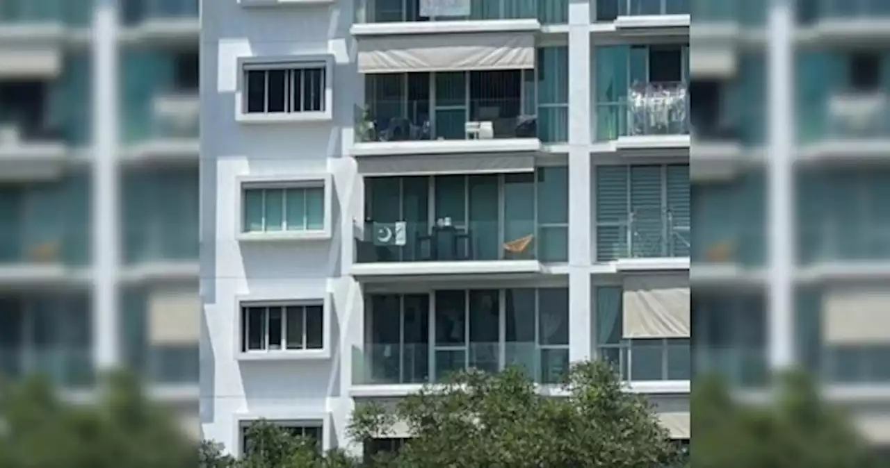 'It's a sore sight': Foreign flag spotted at Balestier condo balcony removed