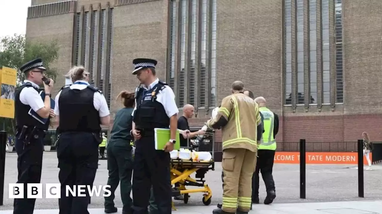 Boy thrown from Tate Modern mostly out of wheelchair, family says