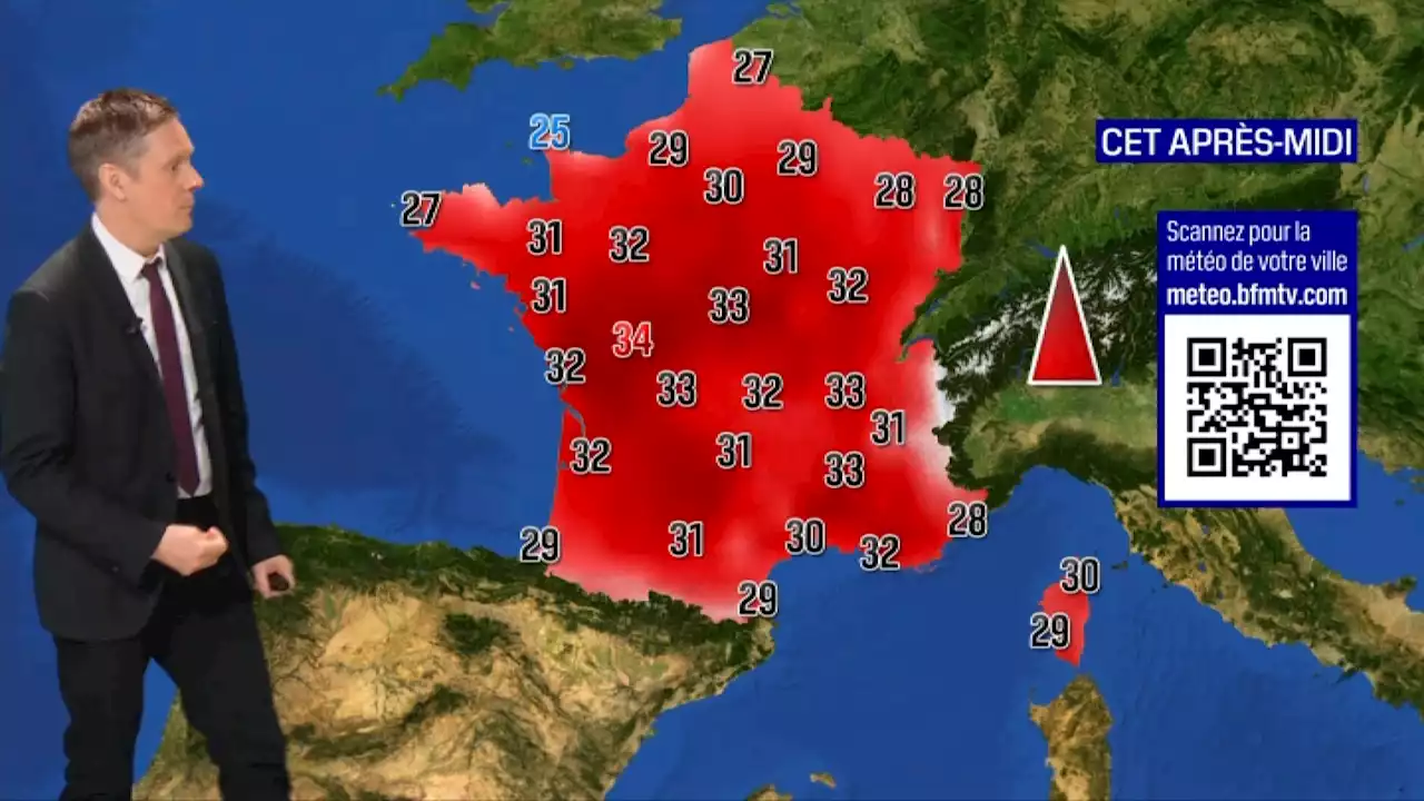 Météo: une nouvelle journée chaude et ensoleillée sur l'ensemble de la France