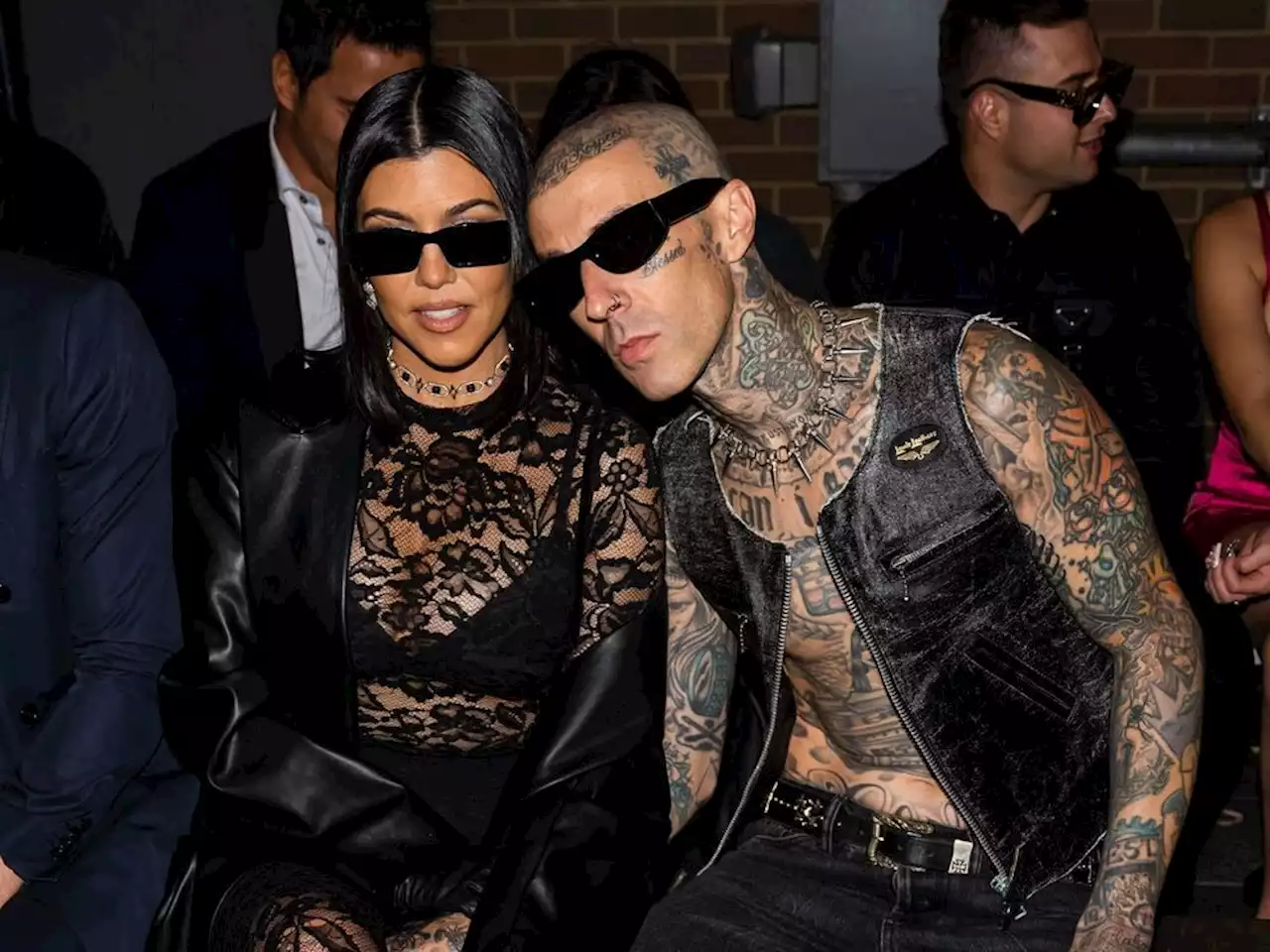 Travis Barker and pregnant wife Kourtney Kardashian leave hospital amid ‘urgent family matter’