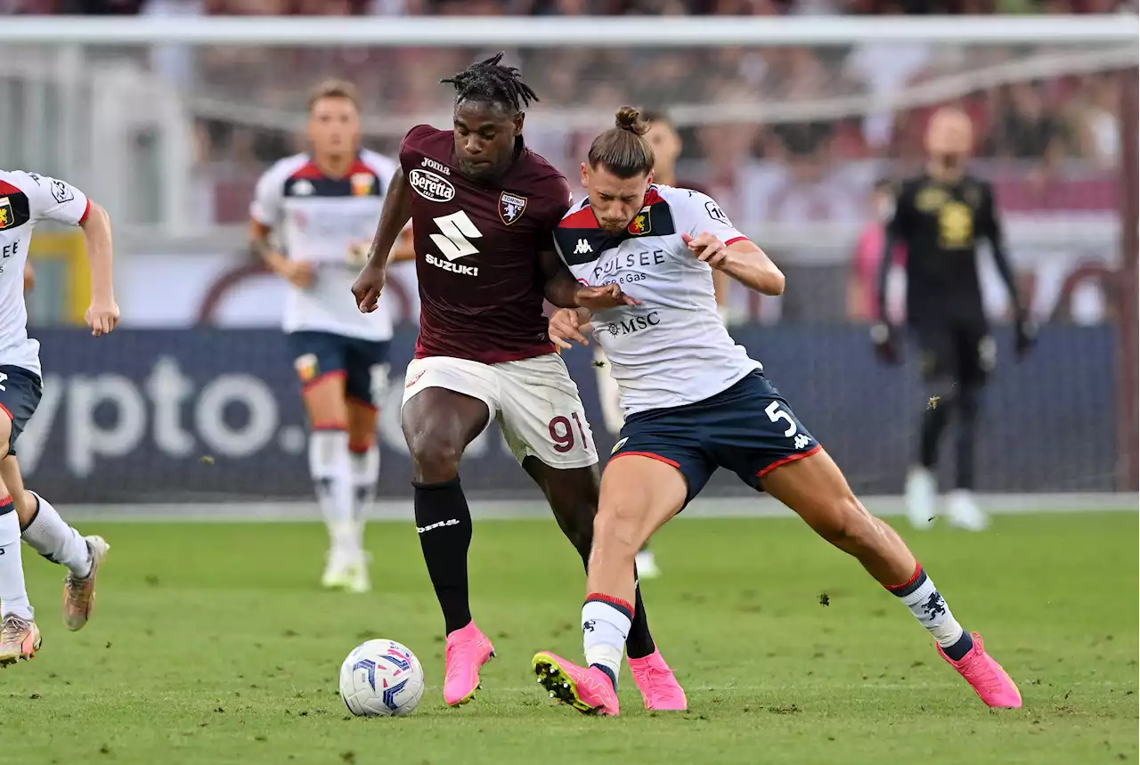 Duván Zapata debutó como titular con el Torino