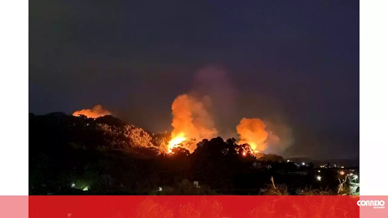 Mais de 60 bombeiros combatem incêndio em Ponte de Lima