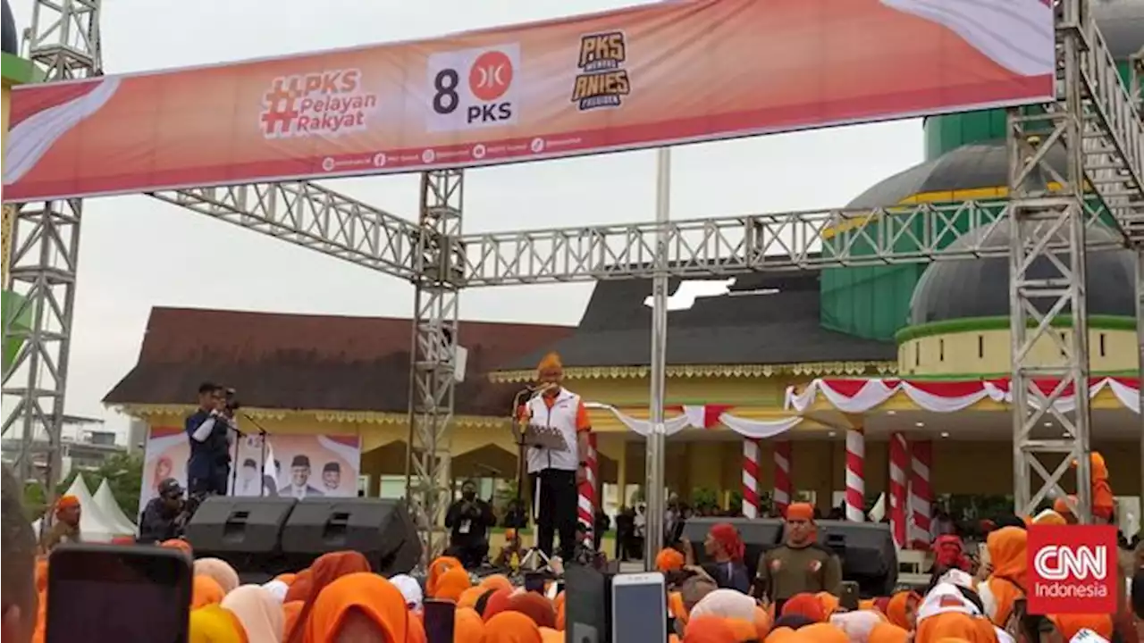 Anies di Acara PKS Usai PKB Gabung: Sambut yang Pilih Berjuang Bersama