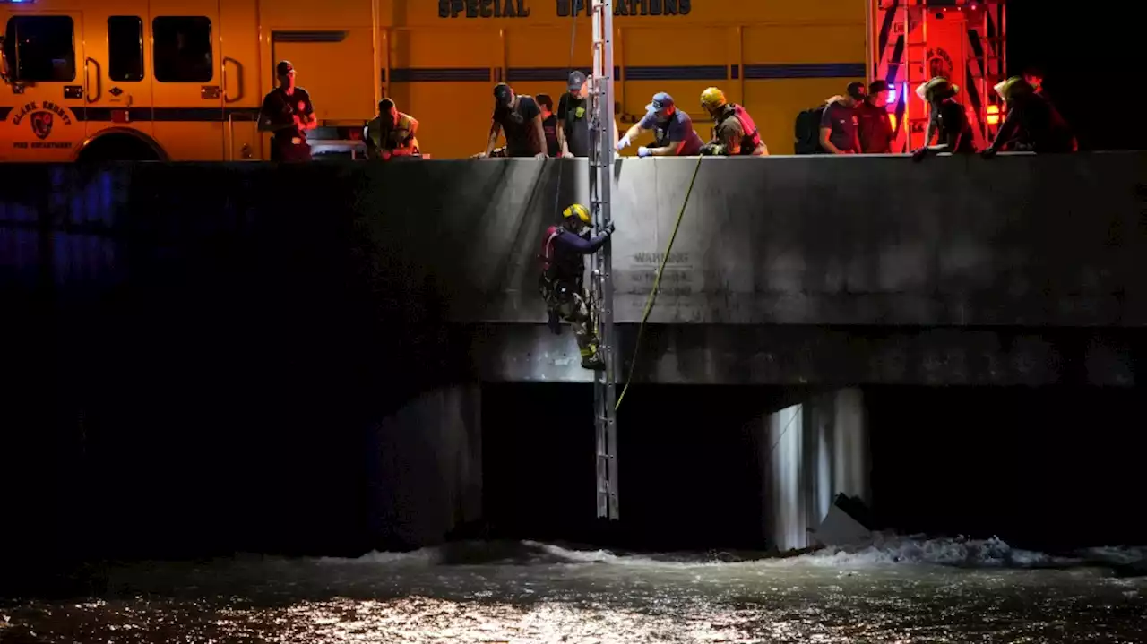 Las Vegas drying out after 2 days of heavy rainfall that prompted water rescues, possible drowning