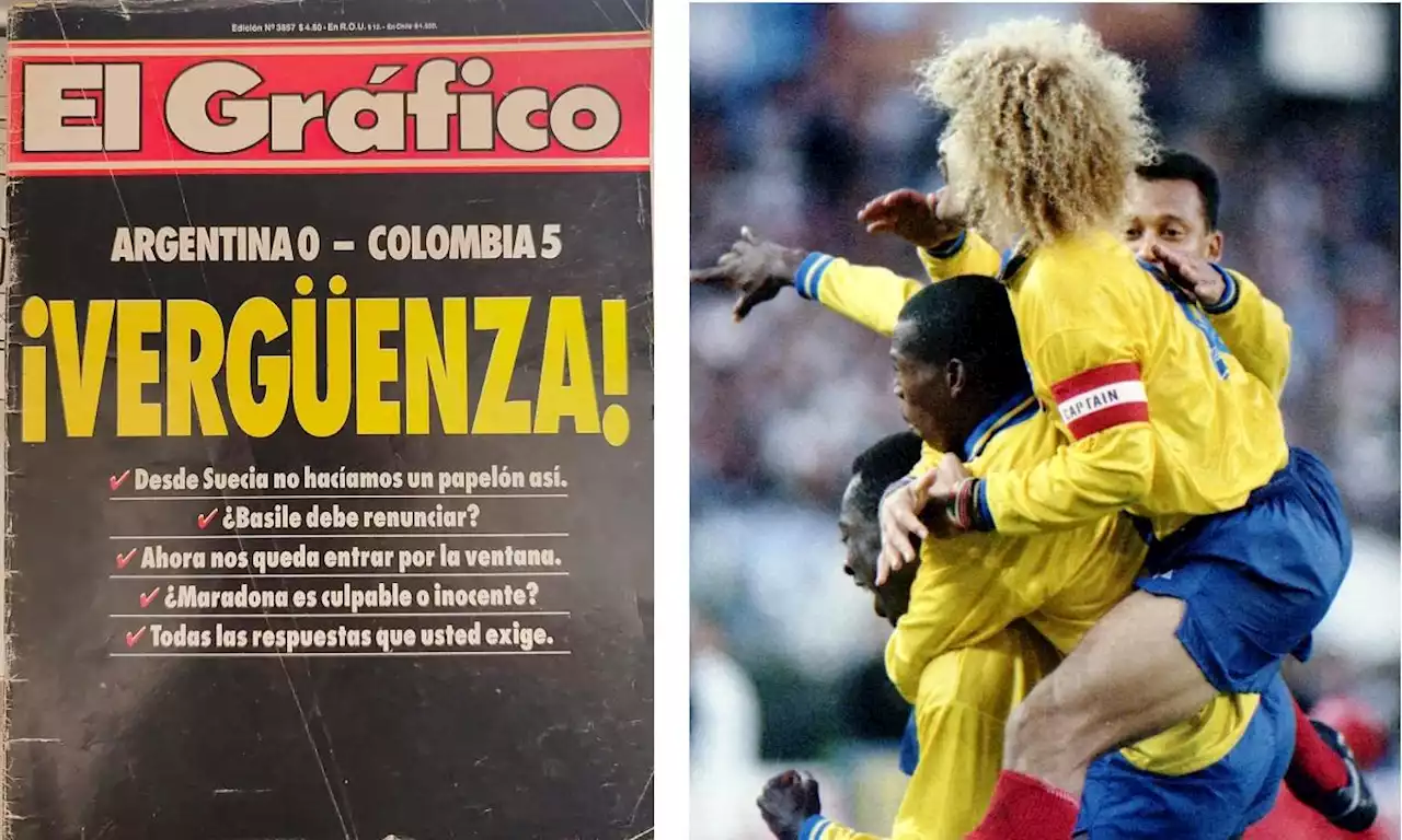 A 30 años del 5-0, los 30 momentos del triunfazo de Colombia contra Argentina