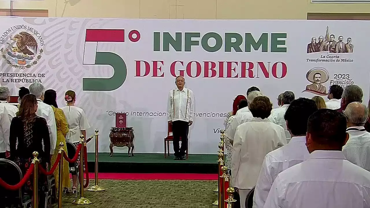 AMLO Da Mensaje por Quinto Informe de Gobierno en Campeche