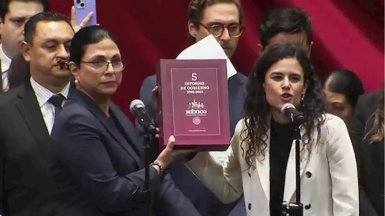 Luisa María Alcalde Entrega el Quinto Informe de Gobierno al Congreso