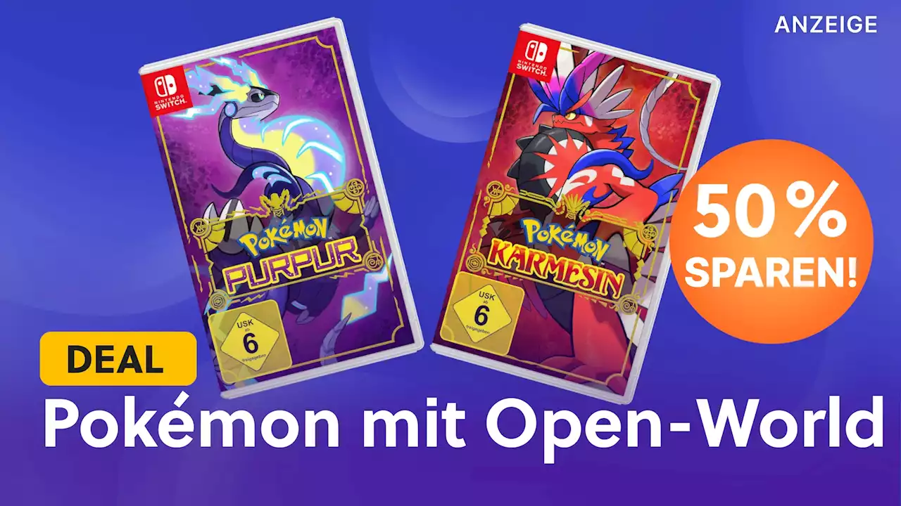 Schnappt euch Pokémon Karmesin und Purpur zum halben Preis!