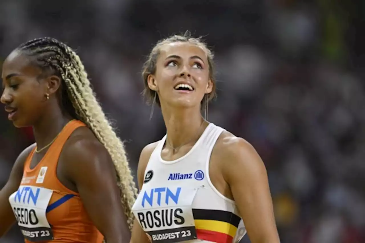 Rani Rosius tweede op 100 meter in Berlijn, Robin Vanderbemden derde op 400 meter