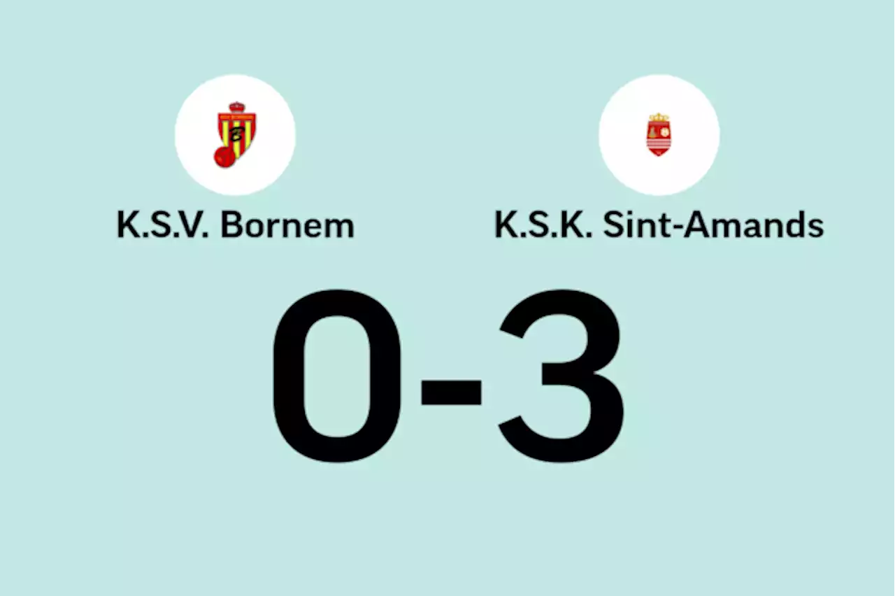 Sint-Amands boekt overtuigende zege op Bornem