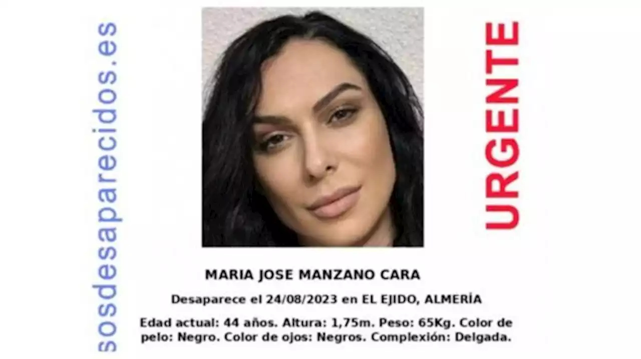 Localizan el cadáver de María José Manzano, de 44 años, desaparecida en El Ejido, Almería