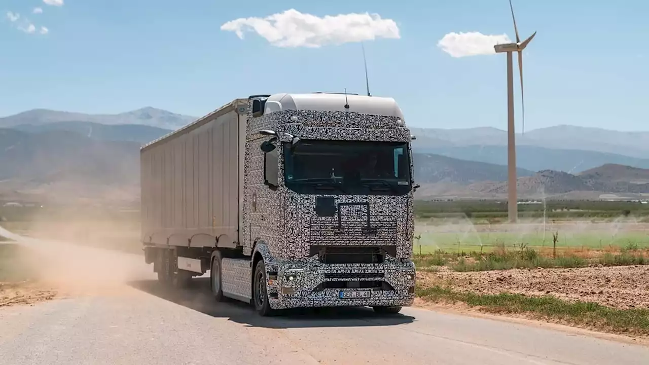 Mercedes-Benz eActros 600 Electric Truck Thrives In Sweltering Spanish Heat