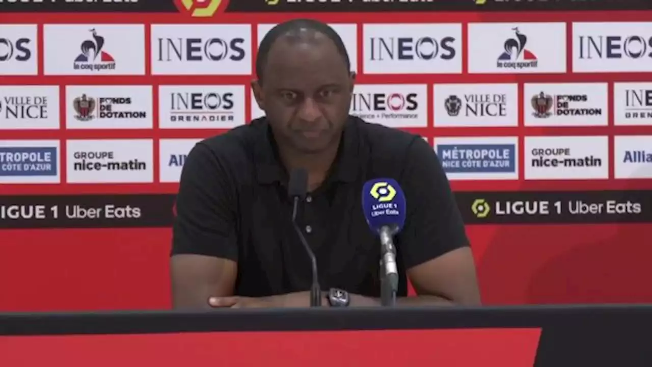 Patrick Vieira après la défaite de Strasbourg à Nice : « Une performance très décevante »