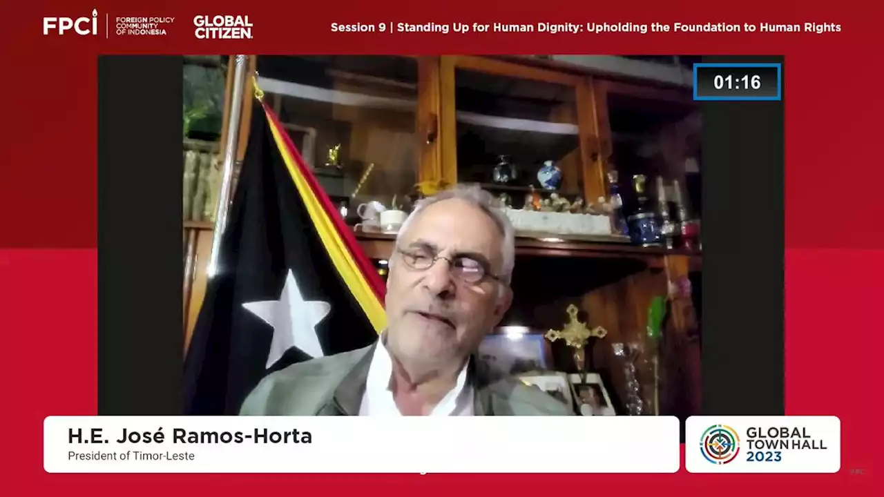 Presiden Timor-Leste José Ramos-Horta Ungkap Pentingnya Demokrasi dan HAM