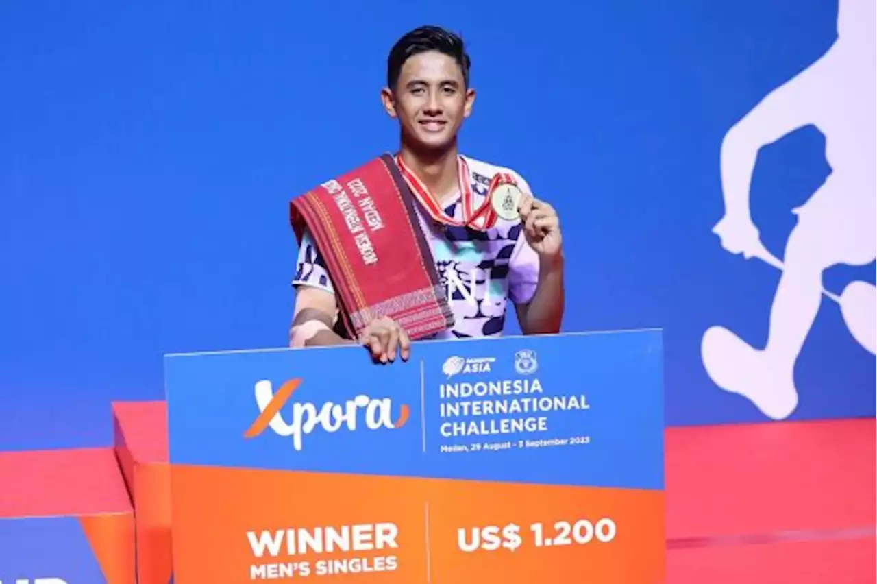 Tunggal Putra Alwi Farhan Juarai Indonesia International Challenge 2023