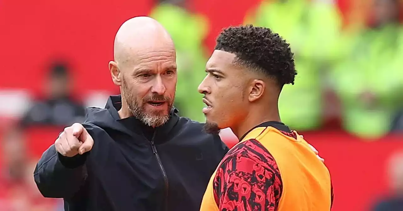 Sancho hits back at Ten Hag criticism with extraordinary social media post