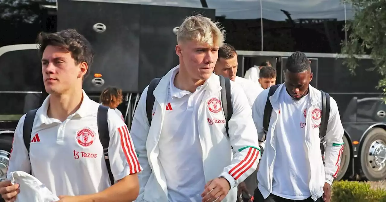 Two Man Utd stars missing from squad to face Arsenal as Rasmus Hojlund travels