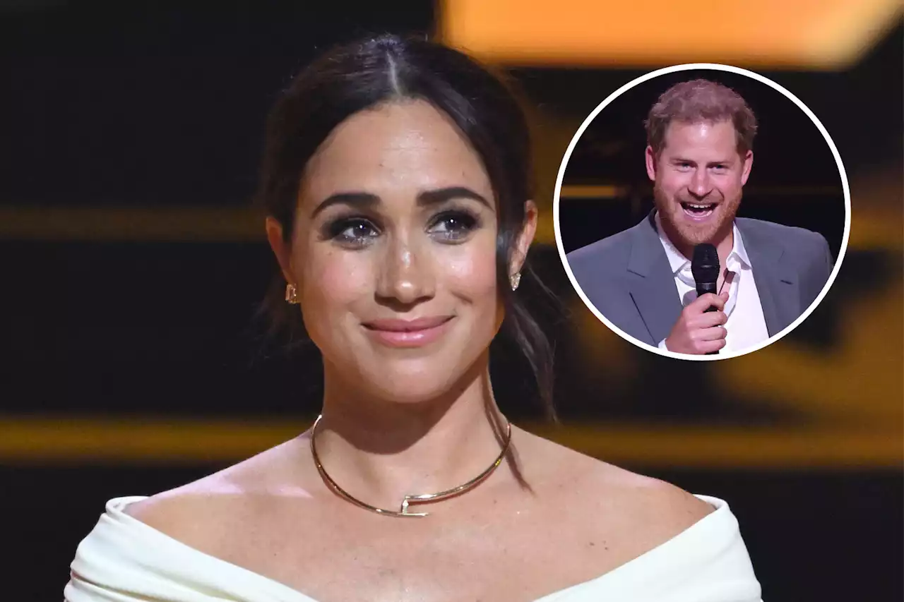 Meghan Markle's reaction during Prince Harry speech goes viral