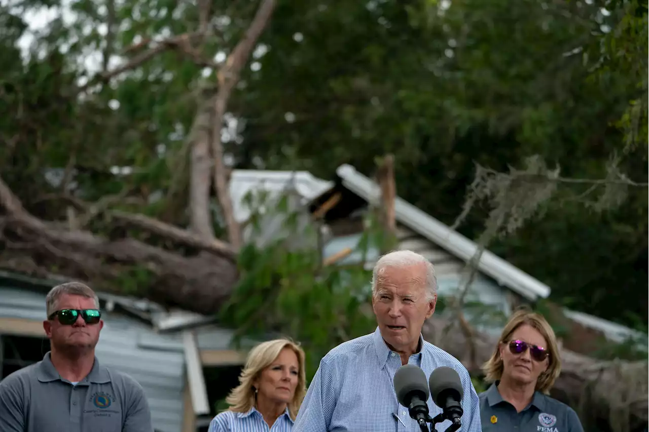 Ron DeSantis accused of 'playing politics' after Biden hurricane visit snub