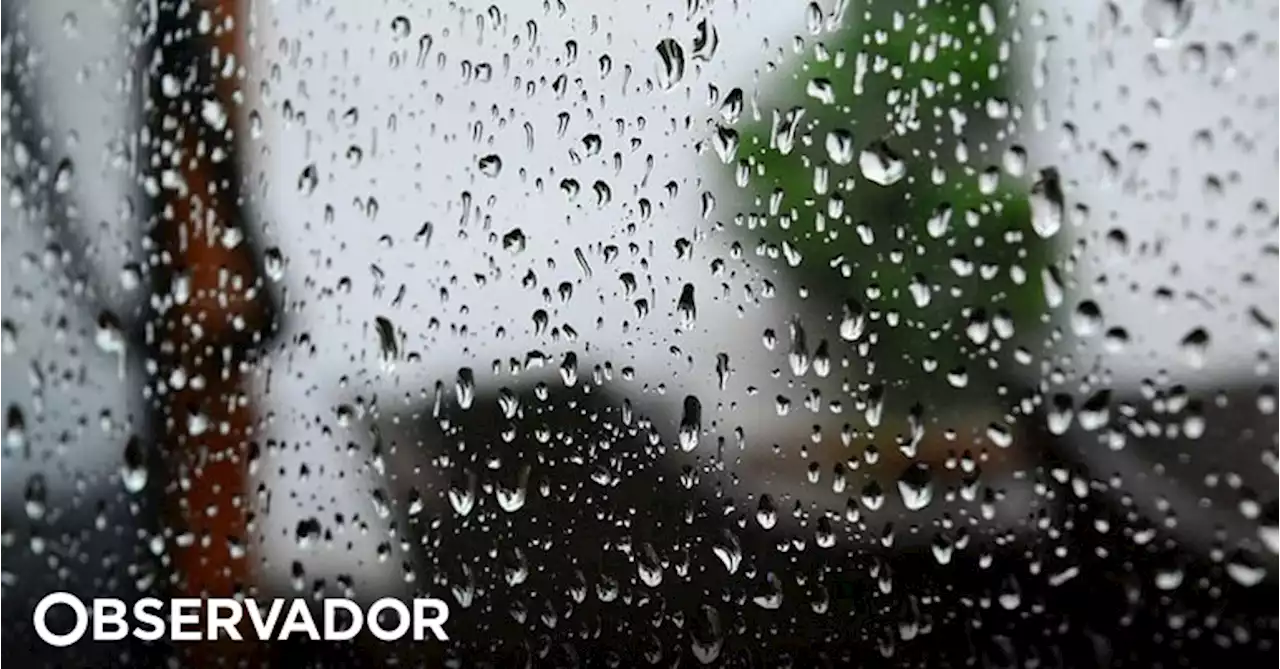 Sete distritos de Portugal continental sob aviso laranja por chuva forte e trovoada