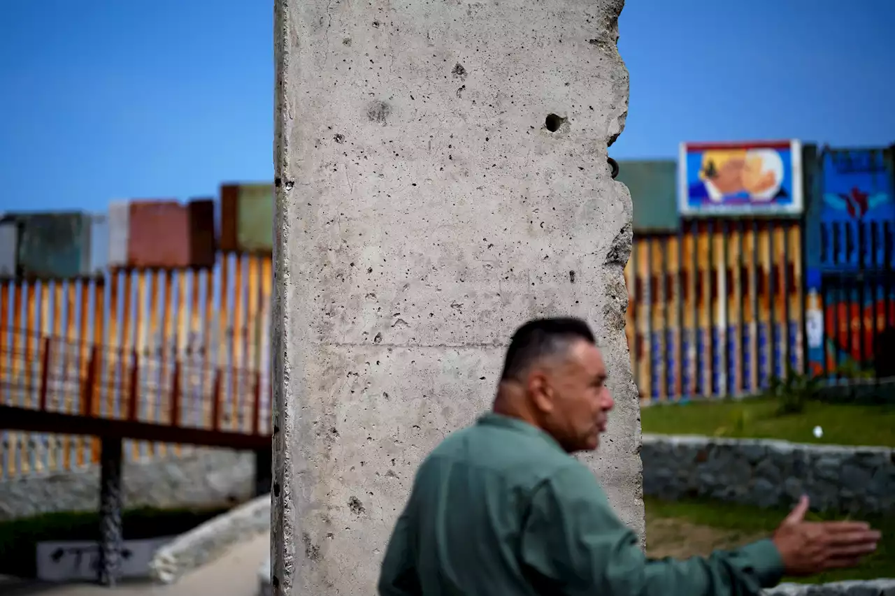 Berlin Wall relic gets a ‘second life’ on U.S.-Mexico border as Biden adds barriers