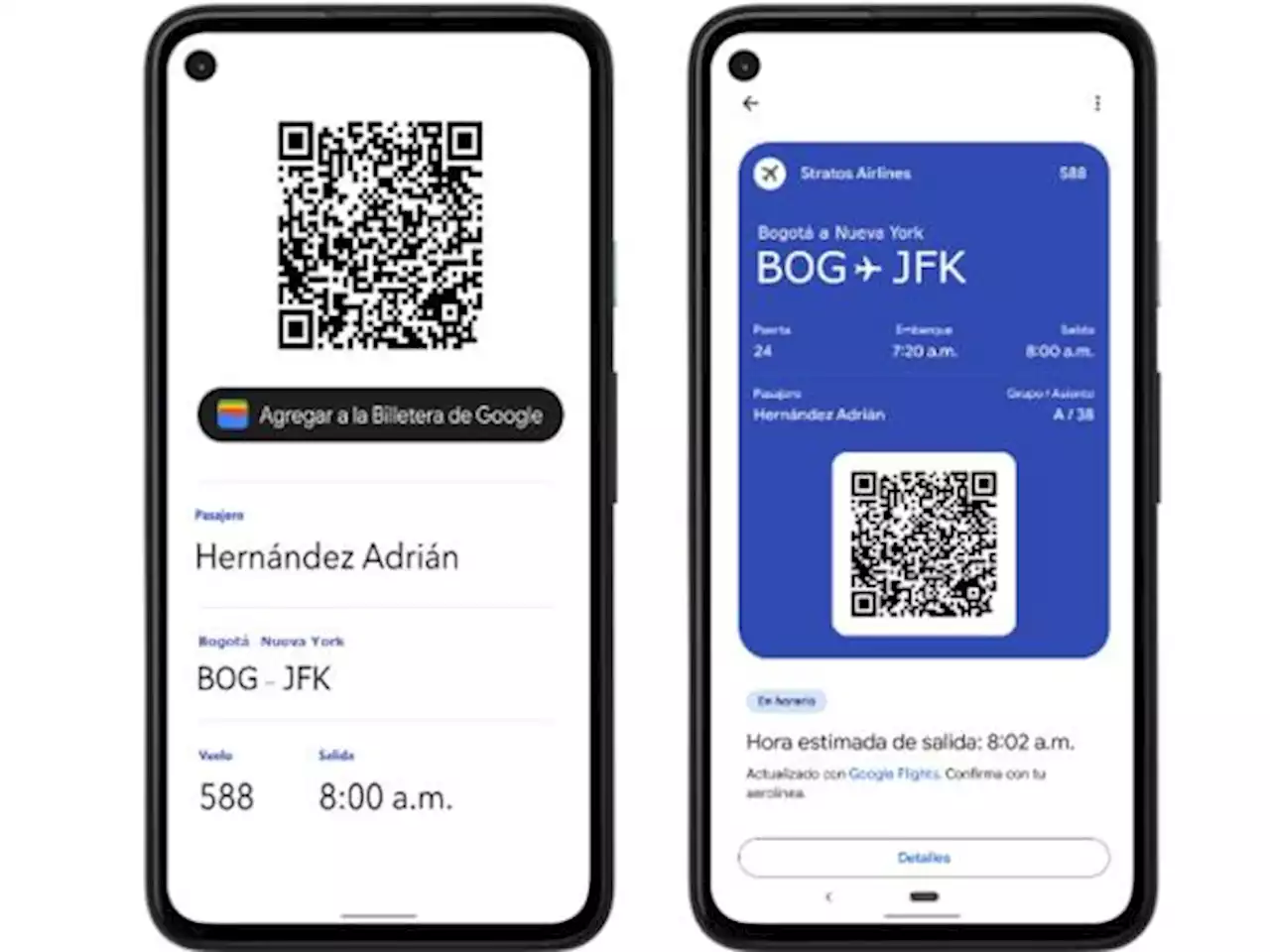 Pasos para inscribir sus tarjetas y pasajes de avión en Google Wallet