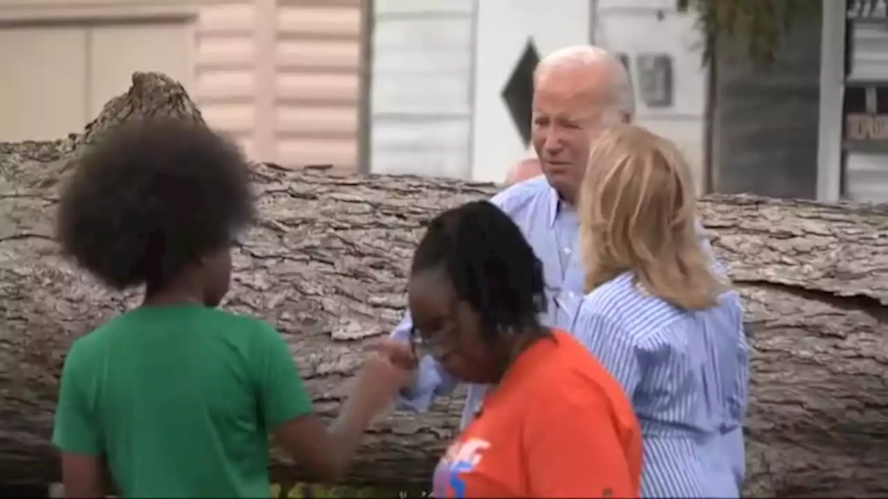 - Biden visita en Florida a los damnificados por el paso del huracán Idalia