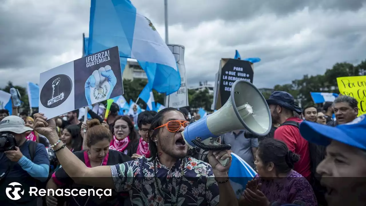 Guatemala na rua contra 'golpe de Estado' denunciado por presidente eleito