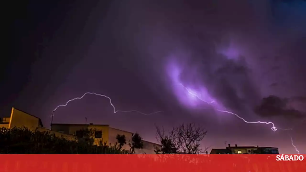 Sete distritos de Portugal continental sob aviso laranja por chuva forte e trovoada