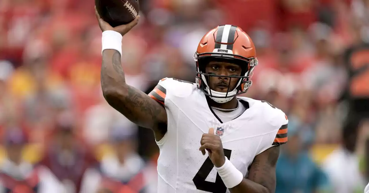 Browns esperan que 1ra campaña completa de Watson los impulse en la reñida División Norte