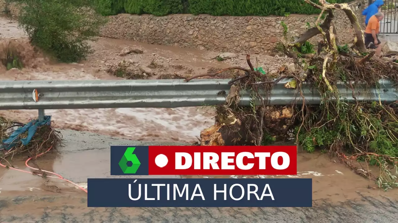 | El temporal deja graves inundaciones en Valencia, activa en Madrid el aviso rojo y confina Alcanar