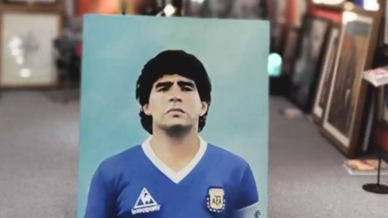 'Diego Eterno': el fútbol se mete por primera vez en una galería de arte, con Maradona como protagonista