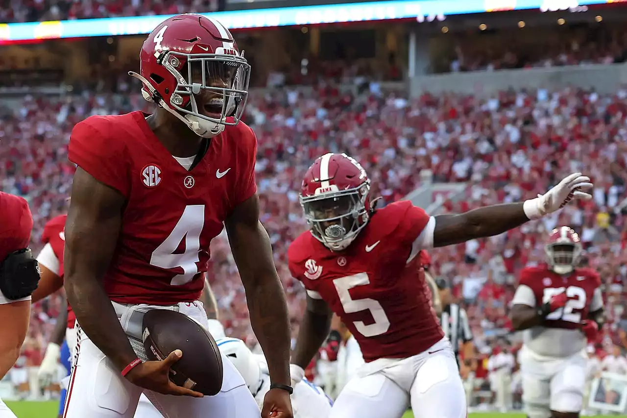 Alabama's Jalen Milroe makes a statement at quarterback