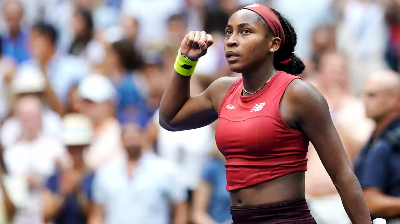 Coco Gauff reaches US Open quarters with win over Caroline Wozniacki