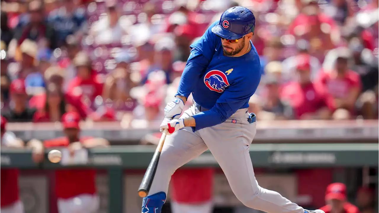 Eighth-inning barrage powers Chicago Cubs past Cincinnati Reds, split of critical series