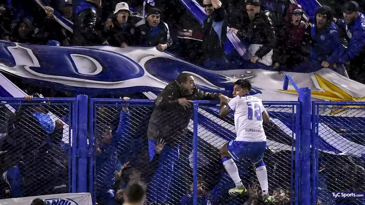 Santiago Castro, entre la emoción y su 'accidente' con Solari en Vélez vs. River: 'Chocolateé mucho pero...'